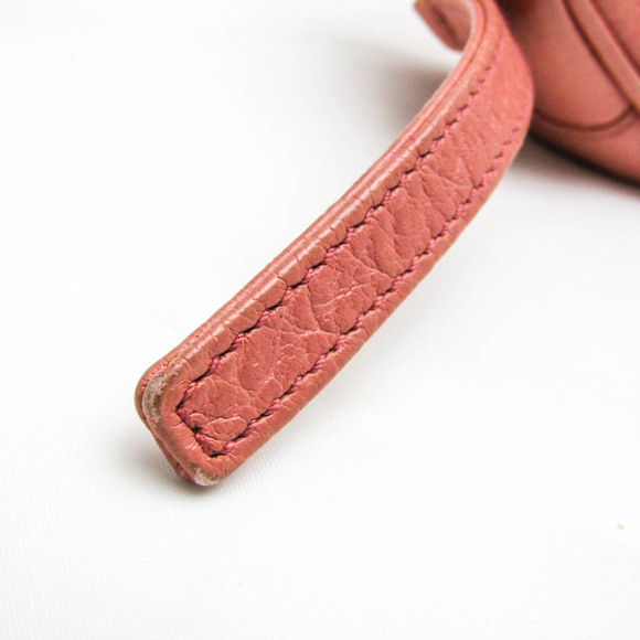 CHANEL Coco Mark Women's Leather Coin Purse/coin Case Pink - Picture 9 of 10